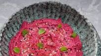Aubergine & Beetroot Moutabal Aubergine & Beetroot Moutabal