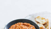 Famous Tomato Dip with Grilled Bread Famous Tomato Dip with Grilled Bread