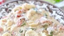 CROCK POT CREAMY AND TORTELLINI SAUSAGE STEW CROCK POT CREAMY AND TORTELLINI SAUSAGE STEW