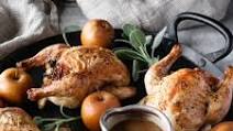 CORNISH HENS WITH APPLE STUFFING CORNISH HENS WITH APPLE STUFFING