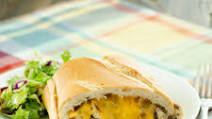 Beefy Stuffed French Bread Beefy Stuffed French Bread