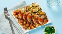 Roasted Pork Tenderloin with Lemony Potatoes & Zucchini Roasted Pork Tenderloin with Lemony Potatoes & Zucchini