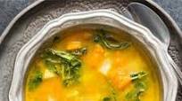 Kohlrabi Soup with Kohlrabi Greens Kohlrabi Soup with Kohlrabi Greens