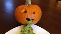 Halloween: Pumpkin Puke Guacamole Halloween: Pumpkin Puke Guacamole