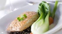 Wolfgang Puck’s Asian-Style Steamed Salmon With Baby Bok Choy and Brown Rice Wolfgang Puck’s Asian-Style Steamed Salmon With Baby Bok Choy and Brown Rice