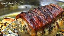 Pork loin roast with crackling - co-star christmas dish Pork loin roast with crackling - co-star christmas dish