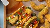 Air-Fryer Fried Avocado Tacos