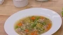 Cristina Ferrare's Christmas Turkey Leftovers Soup With Dumplings Recipe Cristina Ferrare's Christmas Turkey Leftovers Soup With Dumplings Recipe