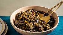 Vegan Braised Collard Greens With Miso and Smoked Paprika Vegan Braised Collard Greens With Miso and Smoked Paprika