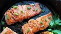 5-Minute Cast Iron Skillet Caramelized Salmon 5-Minute Cast Iron Skillet Caramelized Salmon