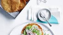 Kingfish ceviche tostada Kingfish ceviche tostada