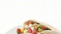 Greek Salad Pita Sandwiches recipe | Epicurious.com Greek Salad Pita Sandwiches recipe | Epicurious.com