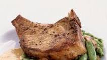 Peppered Pork Chops with Vegetable Fricassee Peppered Pork Chops with Vegetable Fricassee