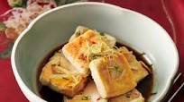 Tofu with Japanese flavours and crisp ginger Tofu with Japanese flavours and crisp ginger