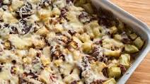 Cheesy Squash and Beef Casserole Cheesy Squash and Beef Casserole