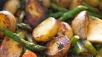 Pan Fried Asparagus and Potatoes – Green Asparagus Recipe Pan Fried Asparagus and Potatoes – Green Asparagus Recipe