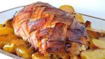 Portuguese Roasted Pork Loin with Bacon Portuguese Roasted Pork Loin with Bacon