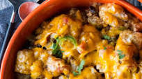 Slow Cooker Taco Tater Tot Casserole Slow Cooker Taco Tater Tot Casserole