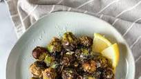 Air Fryer Frozen Brussels Sprouts with Garlic and Parmesan Air Fryer Frozen Brussels Sprouts with Garlic and Parmesan