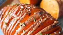 Air Fryer Hasselback Sweet Potatoes Air Fryer Hasselback Sweet Potatoes