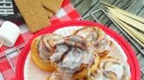 Camping Campfire Cinnamon Rolls Baked in Oranges Camping Campfire Cinnamon Rolls Baked in Oranges