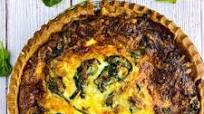 Cheesy Quiche Florentine Cheesy Quiche Florentine