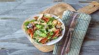 All Hail Healthy Caesar Salad with Crispy Serrano Ham All Hail Healthy Caesar Salad with Crispy Serrano Ham