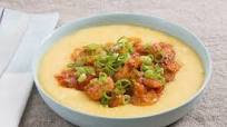 Paprika Shrimp & Cheddar Grits with Tomato & Sweet Corn Paprika Shrimp & Cheddar Grits with Tomato & Sweet Corn