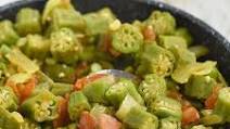 Curried Okra with Tomatoes Curried Okra with Tomatoes
