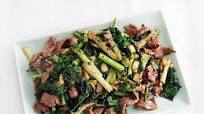 Stir-Fried Beef With Kale and Frisée in Black Bean Sauce Recipe Stir-Fried Beef With Kale and Frisée in Black Bean Sauce Recipe
