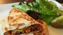 Grilled Cheeseburger Wraps Grilled Cheeseburger Wraps