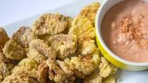 Fried Pickles & Tangy Dipping Sauce Fried Pickles & Tangy Dipping Sauce