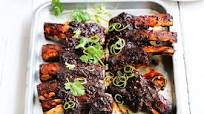 Sticky Texan-style BBQ beef short ribs Sticky Texan-style BBQ beef short ribs