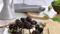Mascarpone Dip with Basil Blackberries Mascarpone Dip with Basil Blackberries