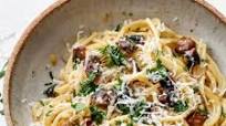 Chinese Sausage Spaghetti Chinese Sausage Spaghetti