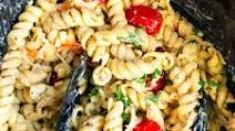 Slow Cooker Chicken Pesto Pasta Slow Cooker Chicken Pesto Pasta