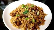 Steps to Prepare Quick My Tasty Pork with Fried Rice. 😆 Steps to Prepare Quick My Tasty Pork with Fried Rice. 😆