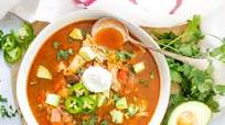 Keto Instant Pot Chicken Enchilada Soup Keto Instant Pot Chicken Enchilada Soup