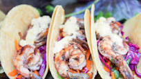 Jerk spiced shrimp tacos Jerk spiced shrimp tacos