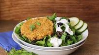 Falafel Salad with Cucumber Feta Dressing Recipe Falafel Salad with Cucumber Feta Dressing Recipe