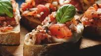Bruschetta Saus Keju Bruschetta Saus Keju