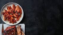 Oak-smoked rack of pork ribs Oak-smoked rack of pork ribs