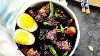 Shanghai-Style Braised Pork Belly with Hard-Boiled Eggs Shanghai-Style Braised Pork Belly with Hard-Boiled Eggs