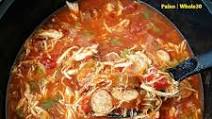 Slow Cooker Cajun Chicken & Sausage (Paleo, Whole30) Slow Cooker Cajun Chicken & Sausage (Paleo, Whole30)