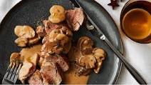 Pork Tenderloin with Mushroom Pan Sauce Pork Tenderloin with Mushroom Pan Sauce