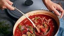 Slow-cooked caraway beef and beetroot stew Slow-cooked caraway beef and beetroot stew