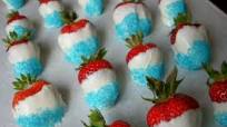 Red, White & Blue Chocolate Covered Strawberries Red, White & Blue Chocolate Covered Strawberries