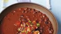 Black bean soup with salsa sofrito Black bean soup with salsa sofrito