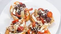 Mediterranean Bruschetta with Whipped Feta Mediterranean Bruschetta with Whipped Feta