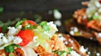 Pulled Chicken Tinga Tostadas and #TheHotBreadKitchenCookbook Pulled Chicken Tinga Tostadas and #TheHotBreadKitchenCookbook